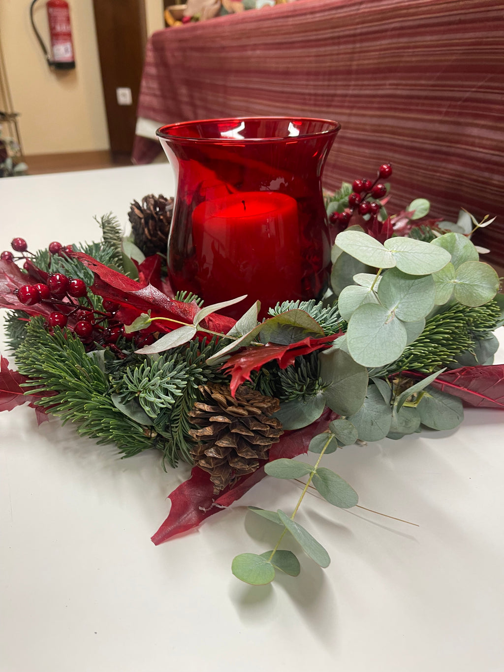 19 DIC -Corona natural de Navidad