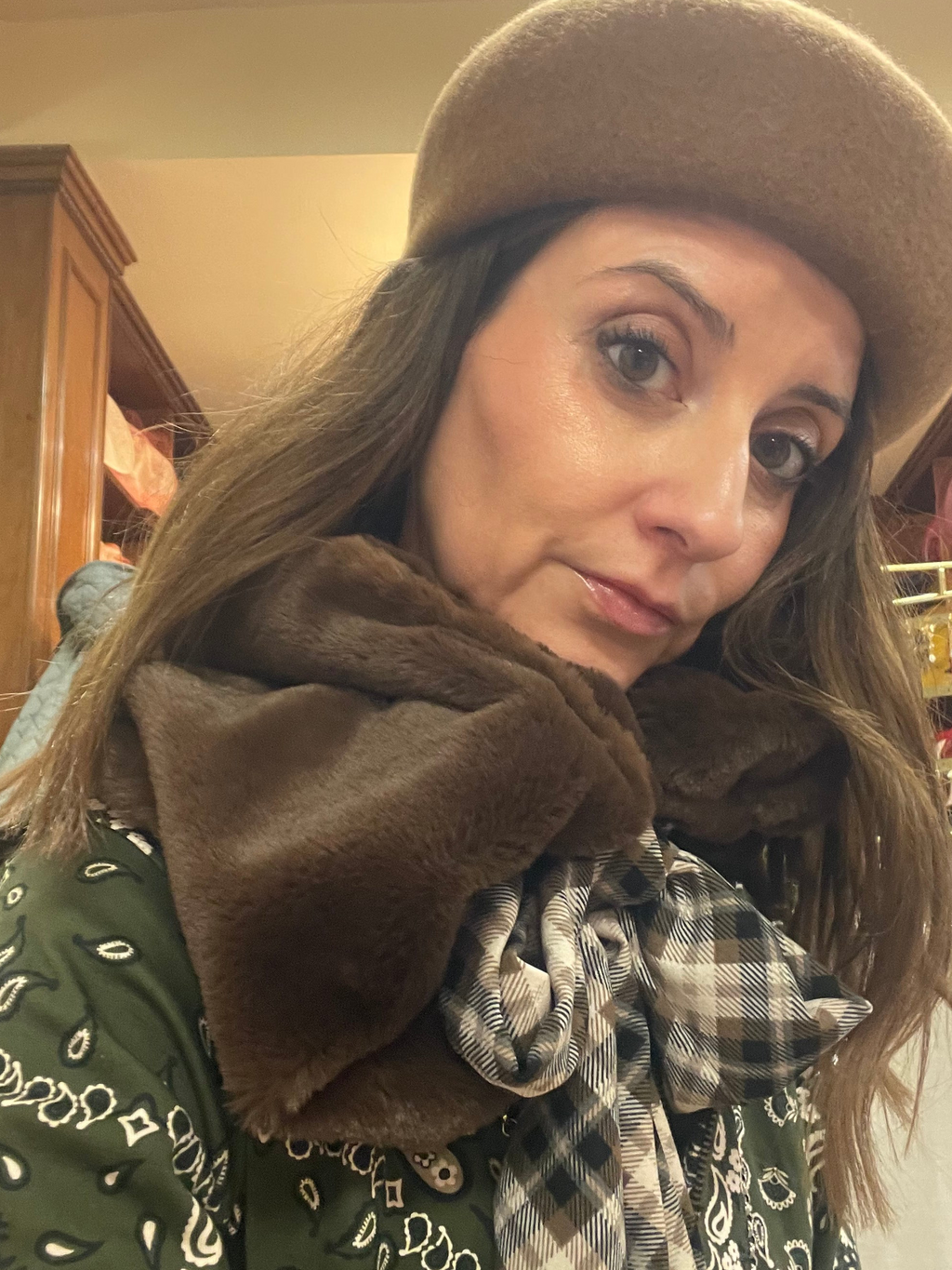 Cuellos de pelo Marin grande