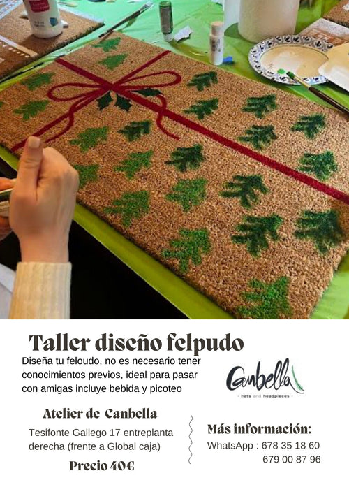 27 DIC-Taller diseña tu felpudo